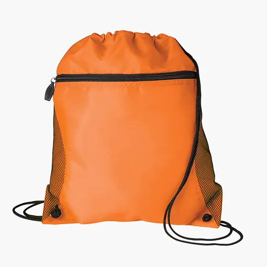 Good Value™ Mesh Pocket Drawcord Bag, 210D Polyester — view 27