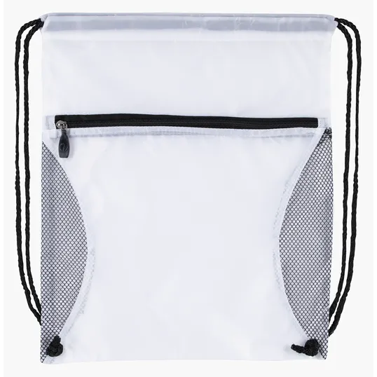 Good Value™ Mesh Pocket Drawcord Bag, 210D Polyester — view 42