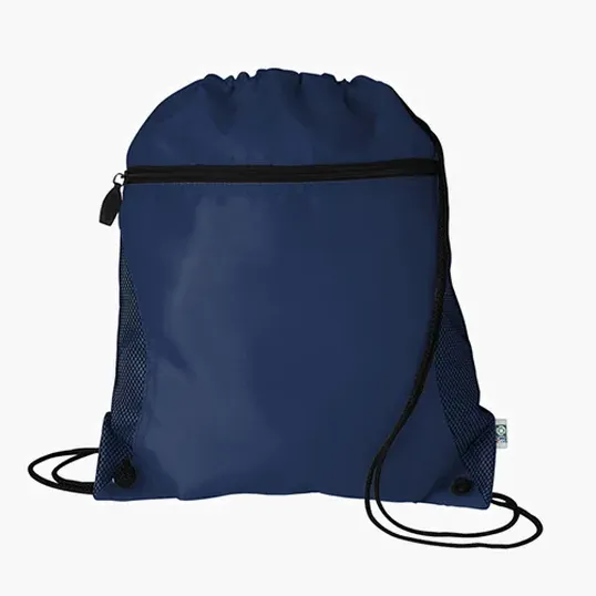 Good Value™ Mesh Pocket Drawcord Bag, 210D Polyester — view 82