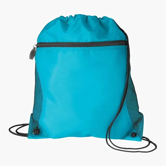 Good Value™ Mesh Pocket Drawcord Bag, 210D Polyester — view 66