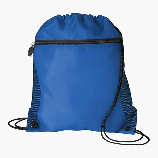 Good Value™ Mesh Pocket Drawcord Bag, 210D Polyester — view 74
