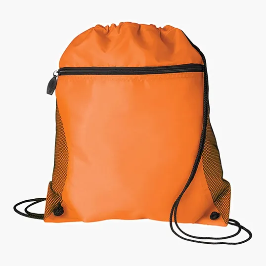 Good Value™ Mesh Pocket Drawcord Bag, 210D Polyester — view 71