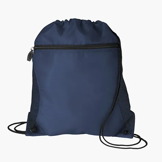 Good Value™ Mesh Pocket Drawcord Bag, 210D Polyester — view 12
