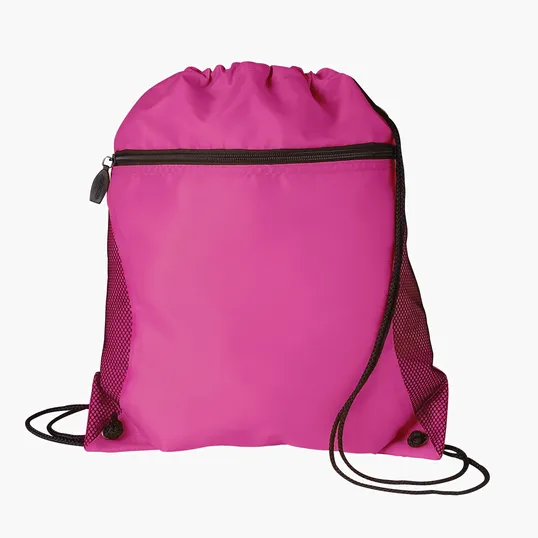 Good Value™ Mesh Pocket Drawcord Bag, 210D Polyester — view 32
