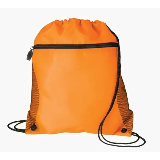 Good Value™ Mesh Pocket Drawcord Bag, 210D Polyester — view 20