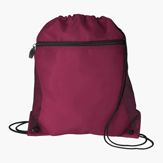 Good Value™ Mesh Pocket Drawcord Bag, 210D Polyester — view 63