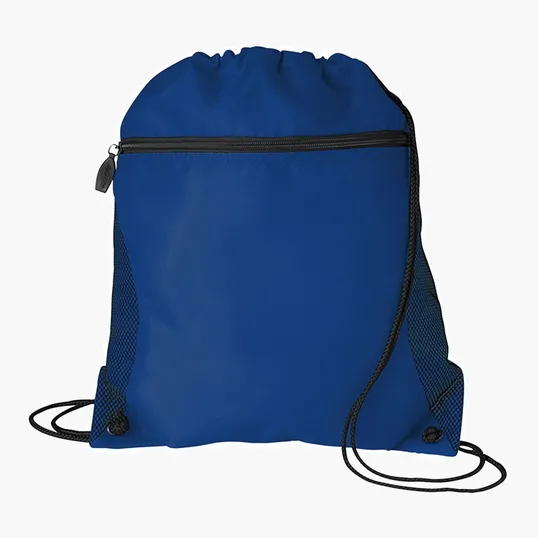 Good Value™ Mesh Pocket Drawcord Bag, 210D Polyester — view 77