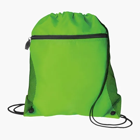 Good Value™ Mesh Pocket Drawcord Bag, 210D Polyester — view 67