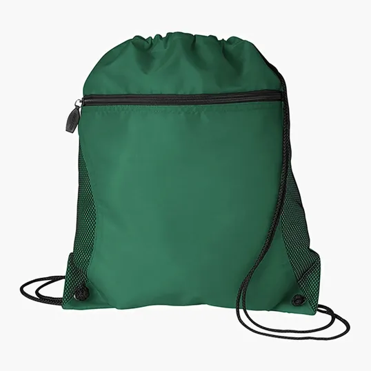 Good Value™ Mesh Pocket Drawcord Bag, 210D Polyester — view 80