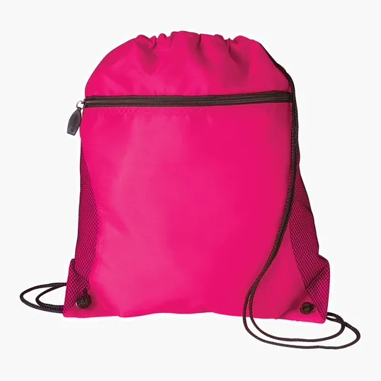 Good Value™ Mesh Pocket Drawcord Bag, 210D Polyester — view 68