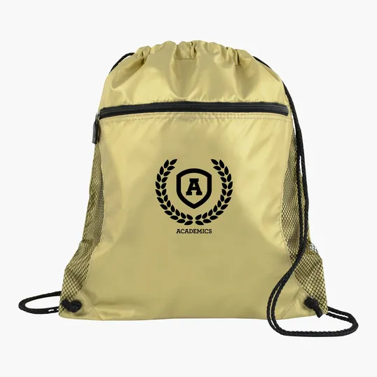 Good Value™ Mesh Pocket Drawcord Bag, 210D Polyester — view 58