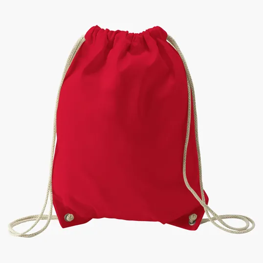 Good Value™ Natural Economy Cotton Drawcord Drawstring Bag — view 5