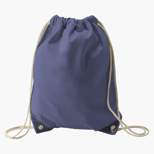 Good Value™ Natural Economy Cotton Drawcord Drawstring Bag — view 4