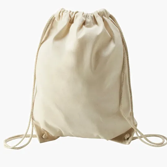 Good Value™ Natural Economy Cotton Drawcord Drawstring Bag — view 12