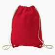 Good Value™ Natural Economy Cotton Drawcord Drawstring Bag — view 5