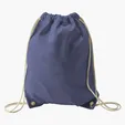 Good Value™ Natural Economy Cotton Drawcord Drawstring Bag — view 4