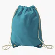 Good Value™ Natural Economy Cotton Drawcord Drawstring Bag — view 8