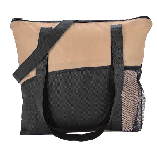 Good Value™ Poly Pro Pocket Tote with Zippered Top — view 45