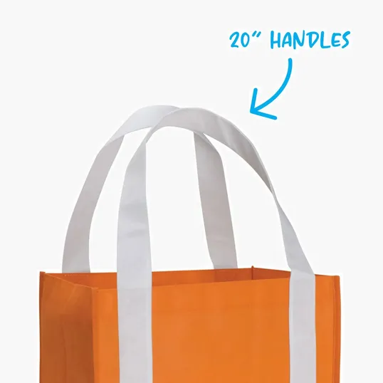 Grande Non-Woven Polypropylene Tote with Reinforced Handles — view 15