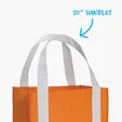Grande Non-Woven Polypropylene Tote with Reinforced Handles — view 15