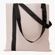 Striped Economy Tote with 26" Self Handles