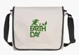 V Natural Cotton Messenger Bag with Adjustable Shoulder Strap — view 3