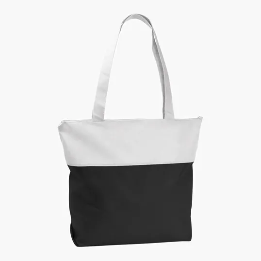 Good Value™ Poly Pro Two-Tone Zippered Tote — view 6