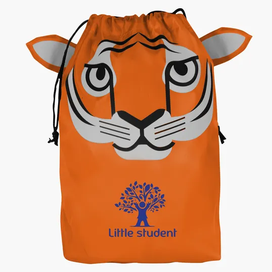 Paws N Claws® Gift Bag, 210D Polyester Drawstring Bag — view 10