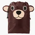 Paws N Claws® Gift Bag, 210D Polyester Drawstring Bag — view 2