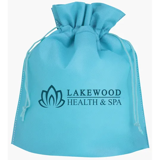 Good Value™ Poly Pro Cinch Gift Bag, Non-Woven Drawstring — view 4