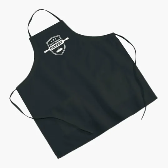 Colored Poly/Cotton Twill BBQ Apron with Two Pockets