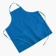 Colored Poly/Cotton Twill BBQ Apron with Two Pockets — view 4