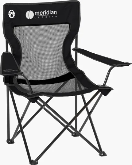 Coleman® Mesh Quad Chair with Cup Holder and Carry Handle — view 3