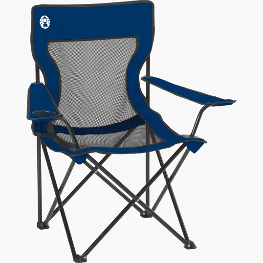 Coleman® Mesh Quad Chair with Cup Holder and Carry Handle