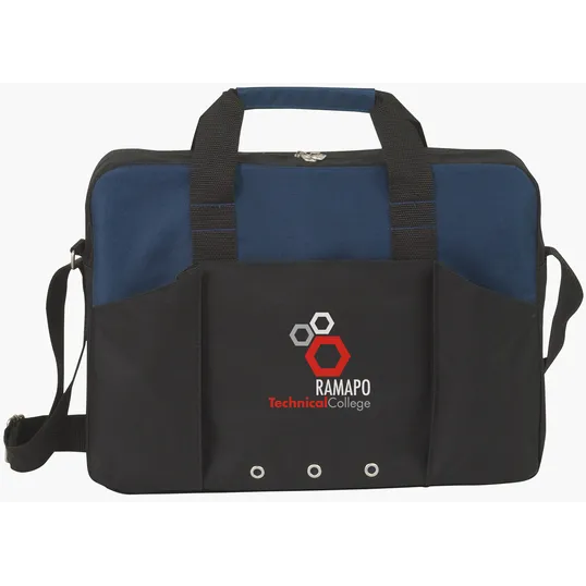 Atchison® Economic Force Brief, 600D Polyester Briefcase — view 5