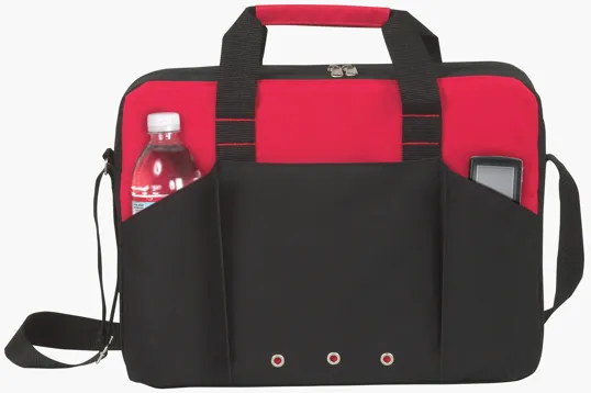 Atchison® Economic Force Brief, 600D Polyester Briefcase — view 3