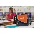 Atchison® A Step Ahead Messenger Bag with Headphone Port — view 11