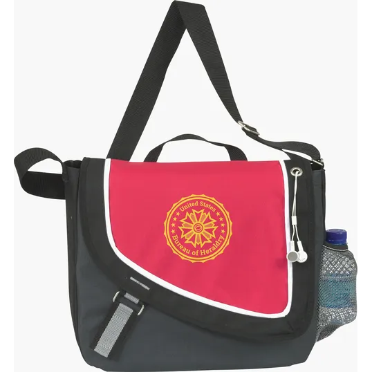 Atchison® A Step Ahead Messenger Bag with Headphone Port — view 13