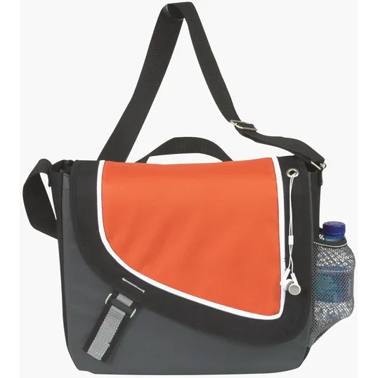 Atchison® A Step Ahead Messenger Bag with Headphone Port — view 2