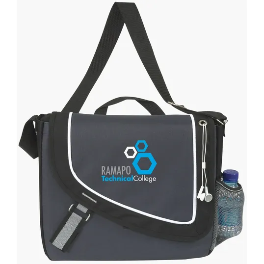 Atchison® A Step Ahead Messenger Bag with Headphone Port — view 12