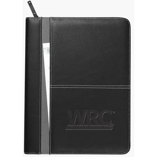 Atchison® Monticello Padfolio with Zippered Closure — view 3