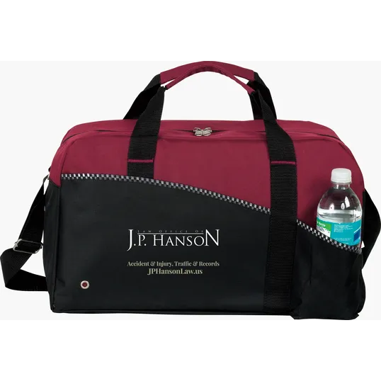 Atchison® Center Court Duffel Bag, 600D Poly Canvas — view 11
