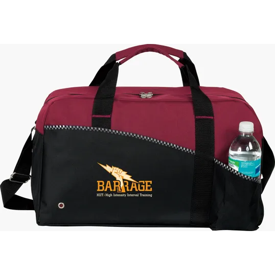 Atchison® Center Court Duffel Bag, 600D Poly Canvas — view 9