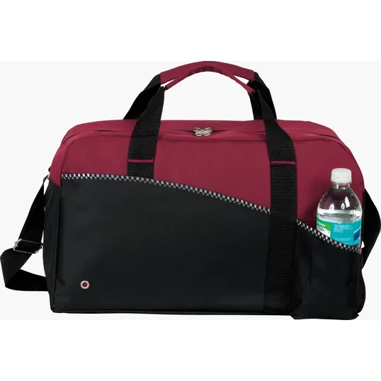 Atchison® Center Court Duffel Bag, 600D Poly Canvas — view 2