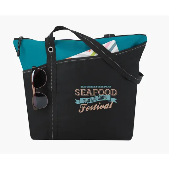 Atchison® Annie Tote, Zippered 600D Polyester Bag — view 15