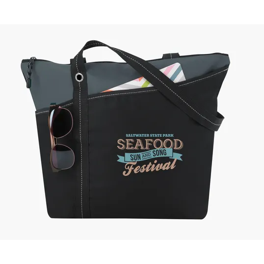 Atchison® Annie Tote, Zippered 600D Polyester Bag — view 22