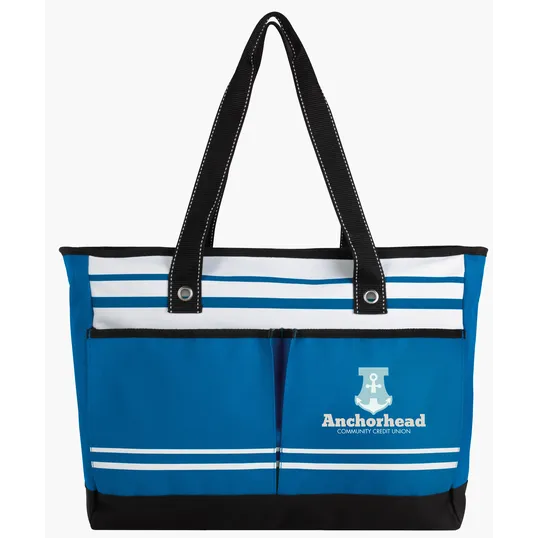 Atchison® Two-Pocket Fashion Tote with Zippered Main Compartment — view 14