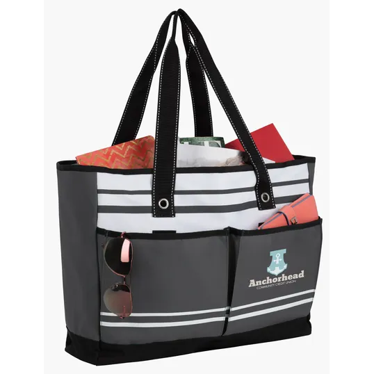 Atchison® Two-Pocket Fashion Tote with Zippered Main Compartment — view 18
