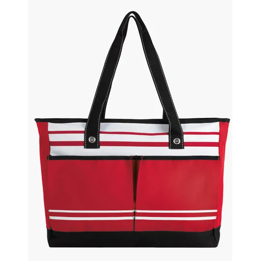 Atchison® Two-Pocket Fashion Tote with Zippered Main Compartment — view 4
