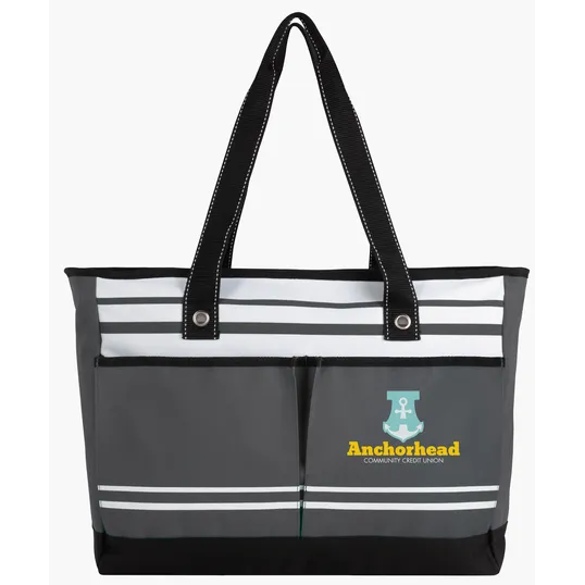 Atchison® Two-Pocket Fashion Tote with Zippered Main Compartment — view 17